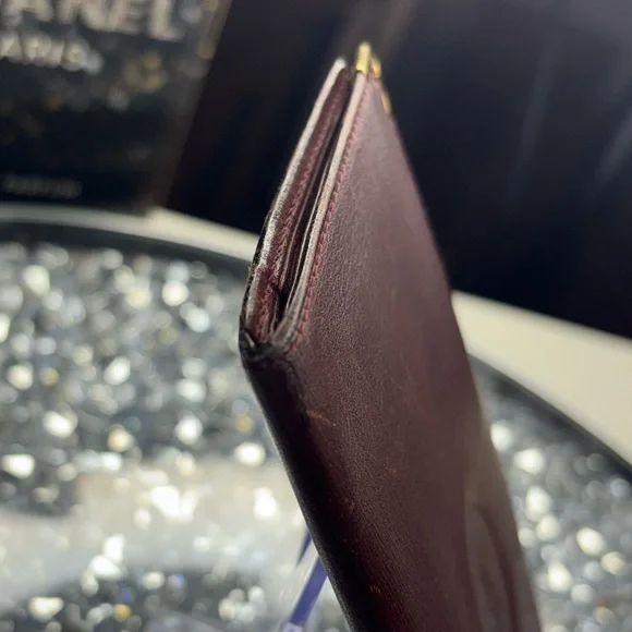 Cartier vintage Must de Cartier bifold wallet in burgundy EUC - Picture 4 of 12